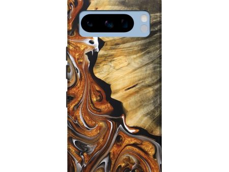 Pixel 8 Pro Wood+Resin Live Edge Phone Case - Luca (Black & White, 690728) Online now