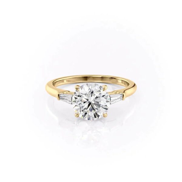 The Liv Set With A 1.5 Carat Round Moissanite Sale